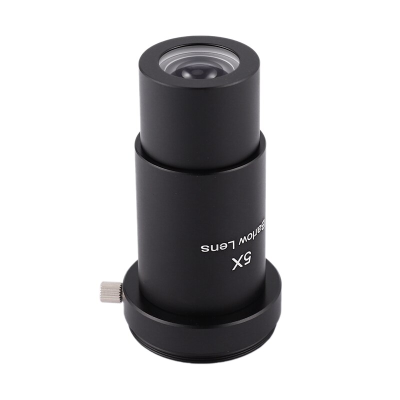 Aluminiumlegering 5x astronomische telescoop oculair barlow lens 1.25 inch astronomische telescoop accessoires