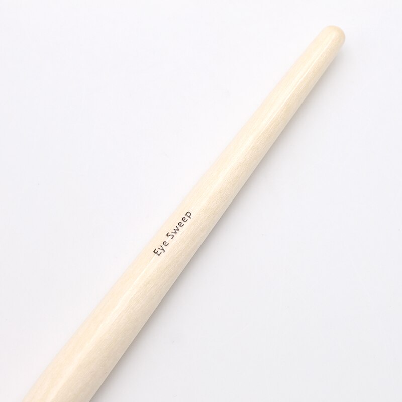 Long Wood Handle Soft Hair Round Paddle Shape Large Eye Sweep Brush