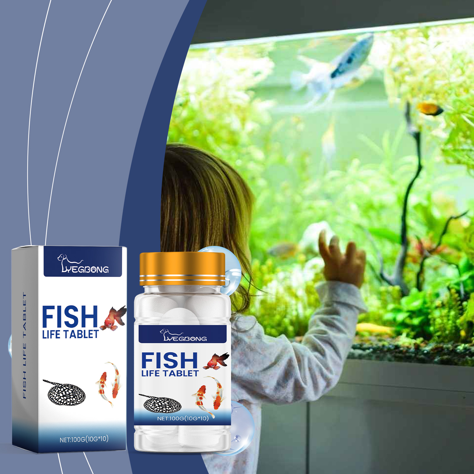 Aquariumsalz für Zierfische, mineralisch angereicherter pH-Stabilisator, Wasserenthärter und Härte-Ausgleicher, sicher für Süßwassertanks