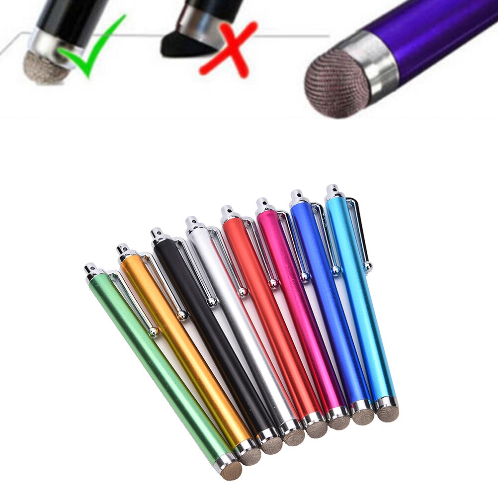 1pc Metall Fibre Stylus Mesh Micro Faser Spitze Touch Screen Stylus Pen Für Smartphone Tablet PC