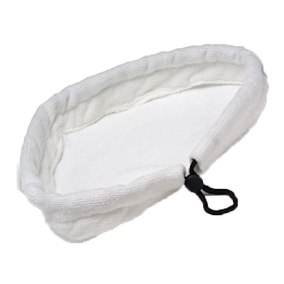Trekantet dampmoppe udskiftningspude moppe ren vaskbar klud mikrofiber vaskbar moppehoved i moppe genanvendelig klud