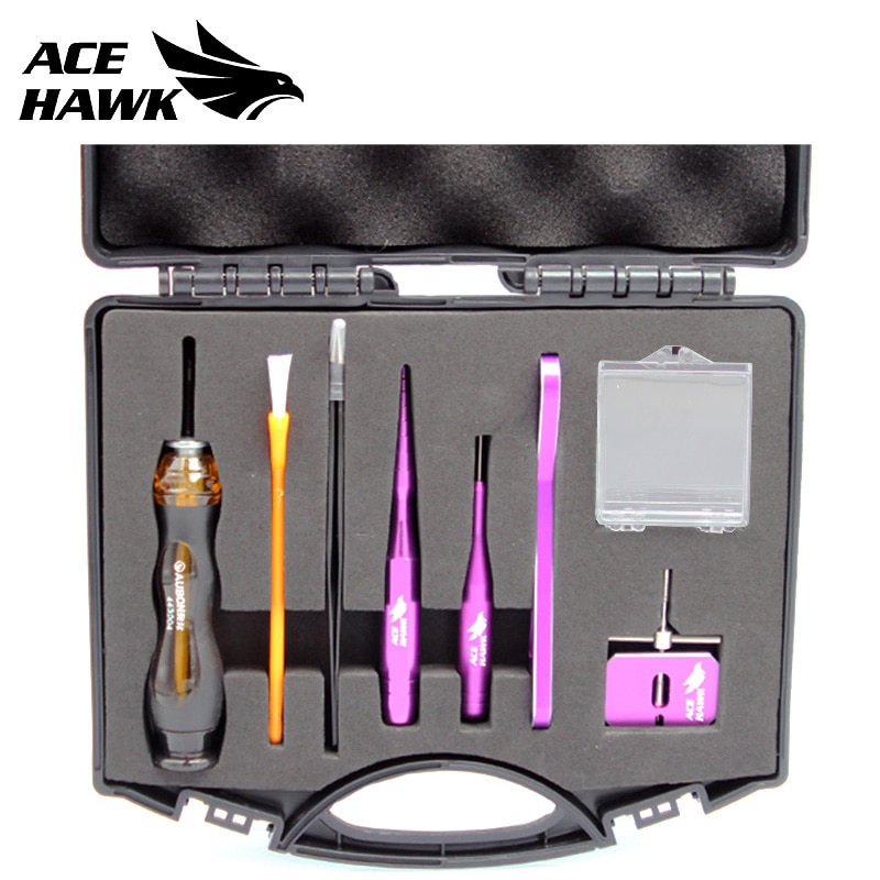 9pcs/Box Repair Tools Kits Casting Fishing Reel Maintain Set Bearing Remover Check Tackle Disassembling Device Pin China Cheap
