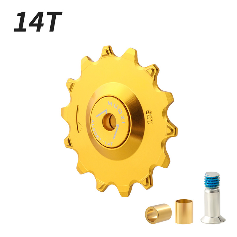 MUQZI Bike Pulley 11T 12T 13T 14T Rear Derailleur Jockey Wheel 7 8 9 10 11 12 Speed Chain Ceramic Pulley: Clear