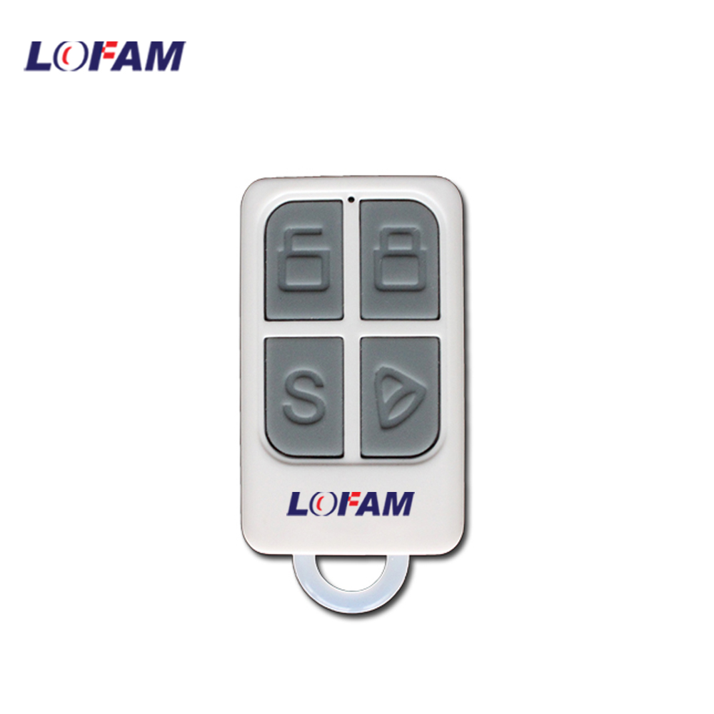 LOFAM Wireless High-performance Portable Remote Control controller 4 Buttons For GSM PSTN Home security Alarm System