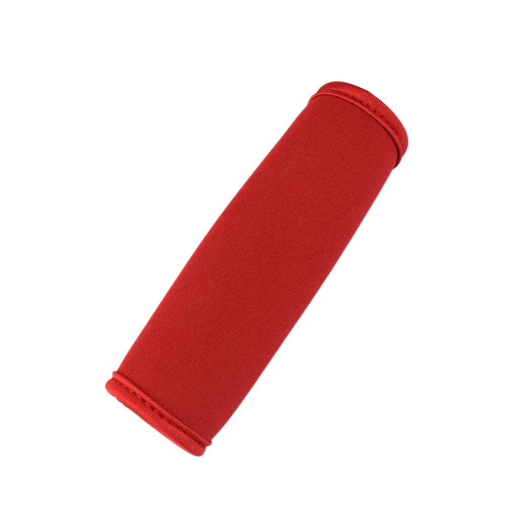 Comfortable Neoprene Luggage Handle Wrap Grip Soft Identifier Stroller Grip Protective Cover for Travel Bag: Red