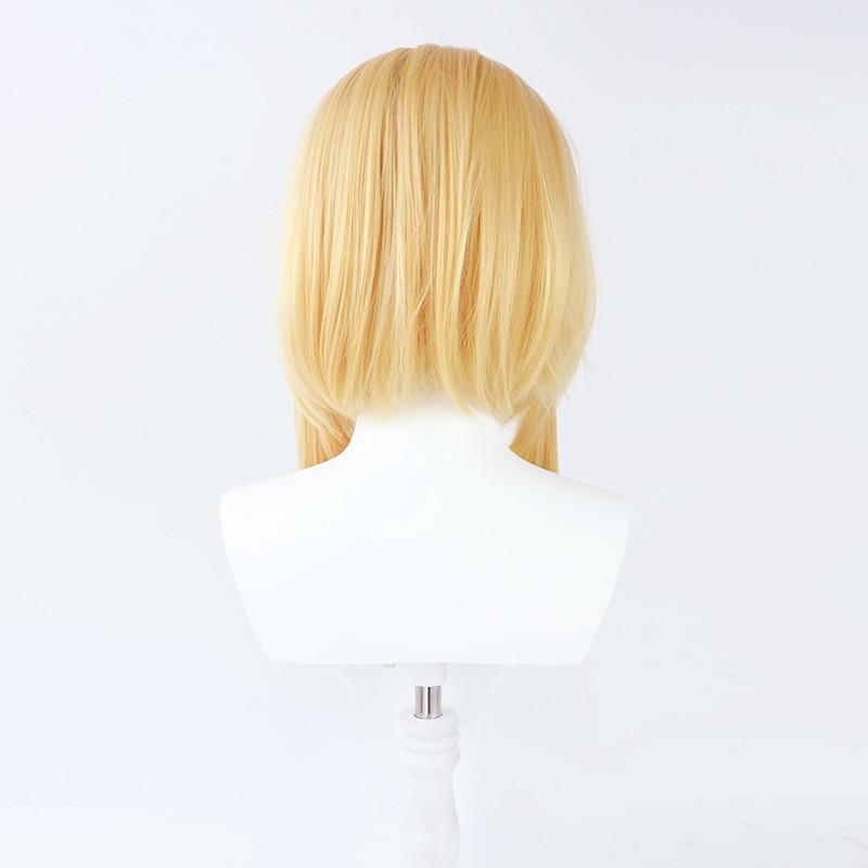 Game Guilty Gear Bridget Cosplay Wig Heat Resistant Hair for Halloween Short Hair Christmas Carnival Costume Wigs + Wig Cap