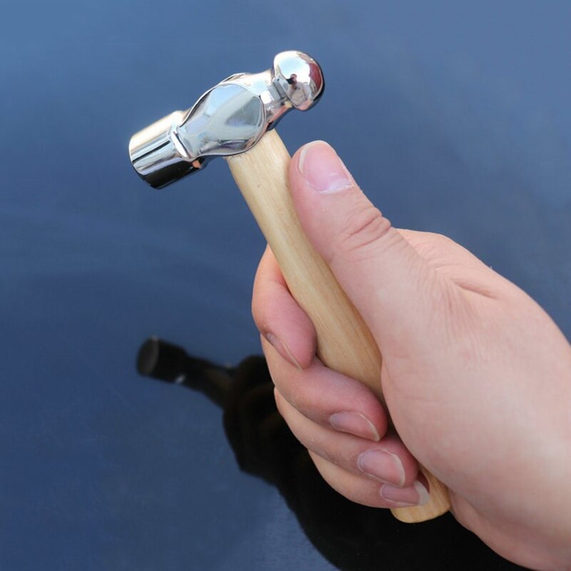 Houten Handvat Hamer Dubbele Geconfronteerd Zachte Hamer Smashing Walnoot Hamer Ronde Kop Hoge Carbon Staal Hamer Voor Huishoudelijke