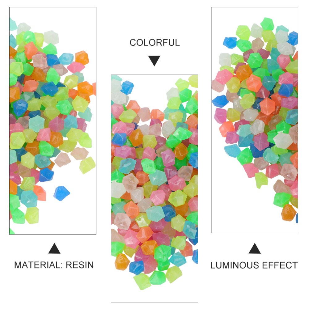 1 set aquariumstenen, lichtgevende stenen voor bloempotten