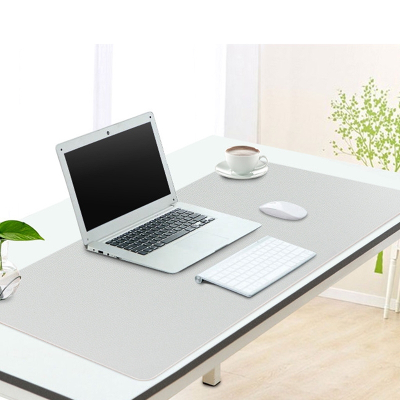 Modern Table Keyboard Mouse Gaming Pad Home Office Desk Accessorie Anti-scratch PU Leather Writing Desk Topper Protector