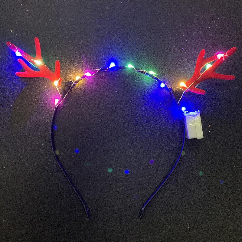 Kerst Ornamenten Hoofdband Dubbele Pony Kapsel Haarspeld Kappers Hoofddeksels Haar Gadgets Kerst Hoofdband Elf Oren Hoorns