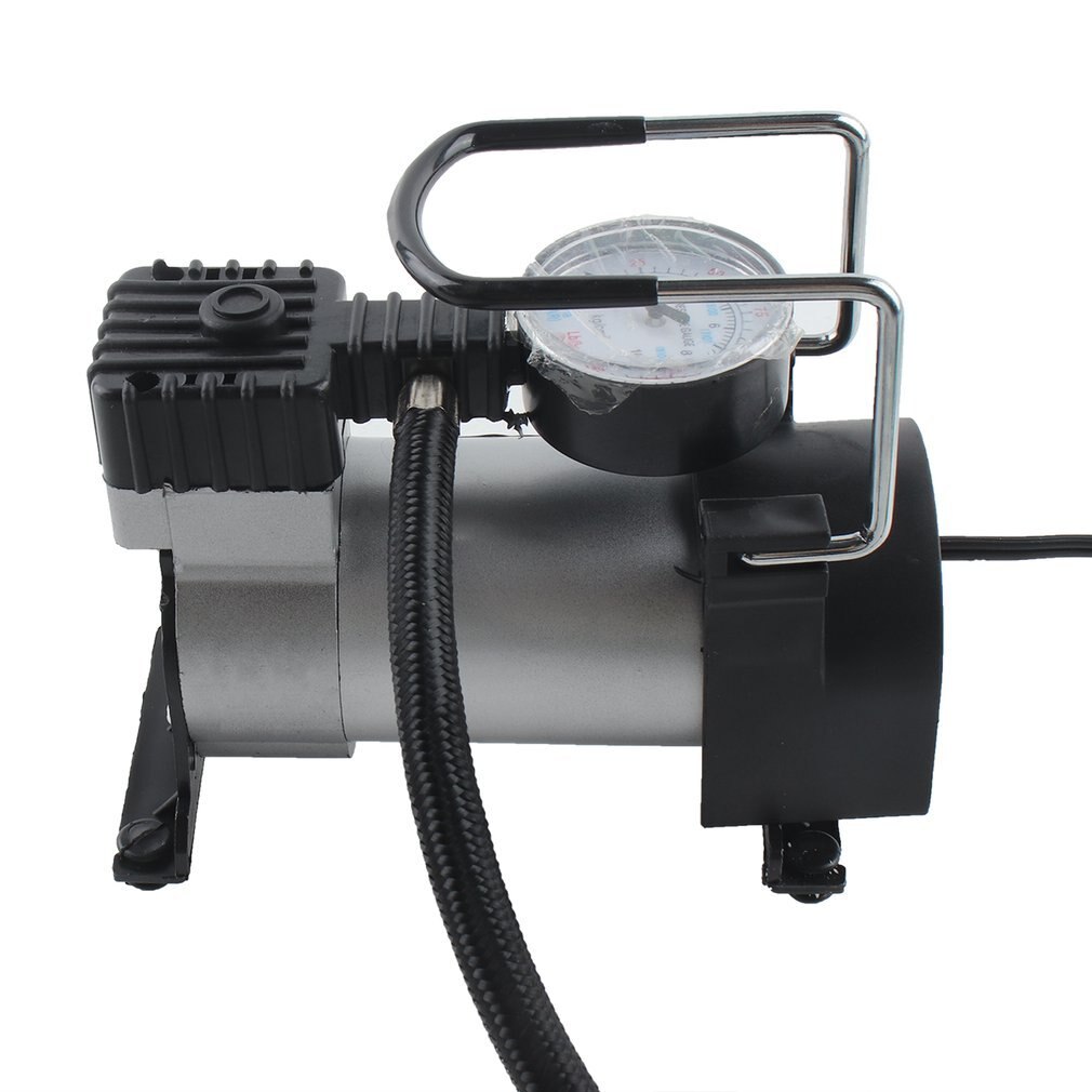 Portable Super Flow DC 12V 80PSI Metal Air Compressor Tyre Inflator Car Air Pump Vehicle Pump Electric Pressure Gauge