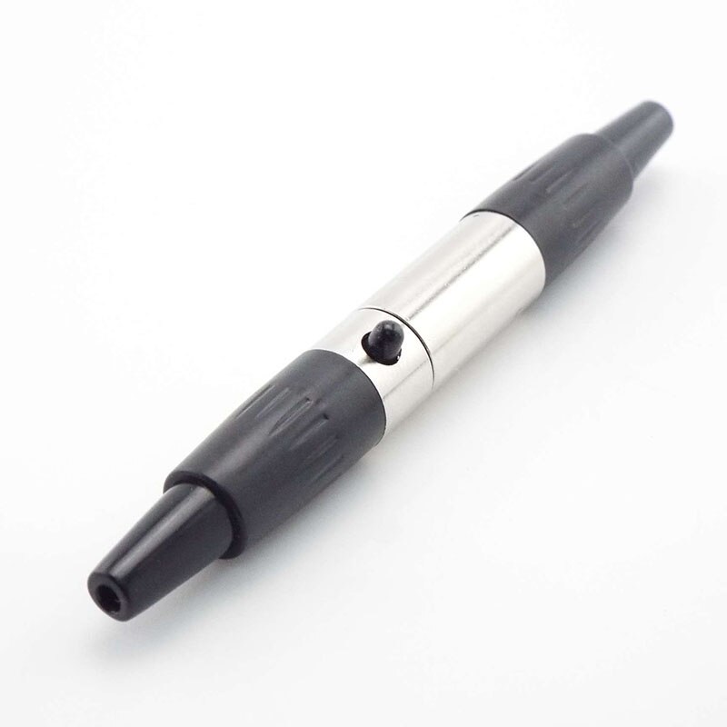 Mini Audio Adapter Microphone 3Pin XLR Male Female Power Plug Soldering Straight MIC Connector