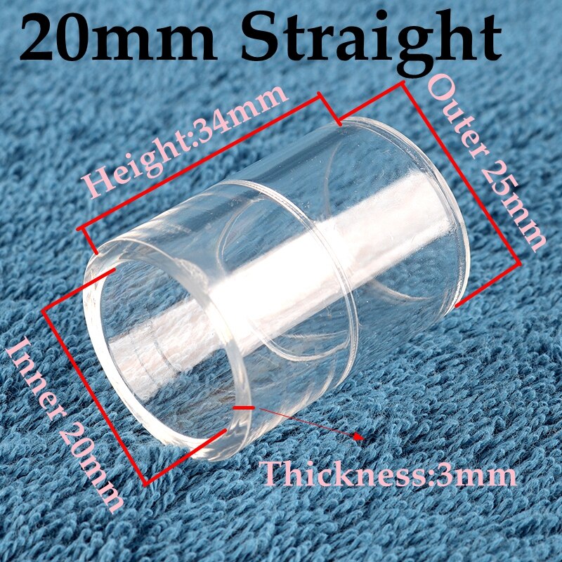 20/25/32mm Acrylic Direct Connector Garden Watering Pipe Coupling Adapter Irrigation Fitting Aquarium Tank Tube Straight Joint: 10pcs / 20mm Coupling