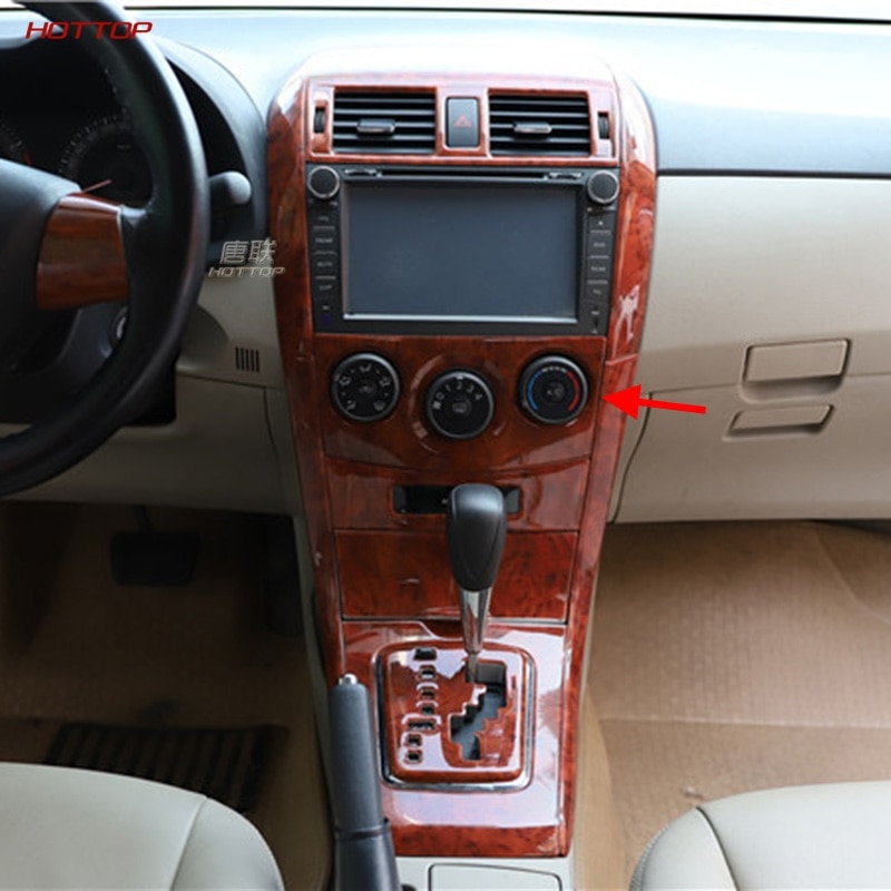 Panel de Control de aire acondicionado Manual ABS para Toyota Corolla 2007