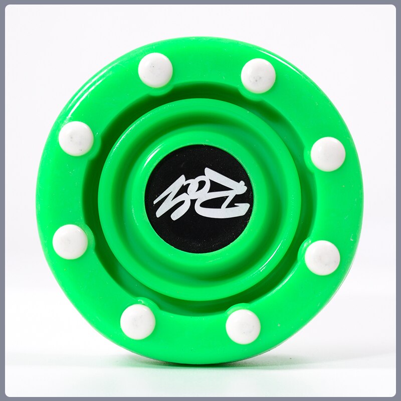 2 sztuk hokej na lodzie Puck kryty Polak rolki piłka hokejowa dobrej jakości piłka hokejowa s sprzęt sportowy ulica/wałek hokej Puck: zielony