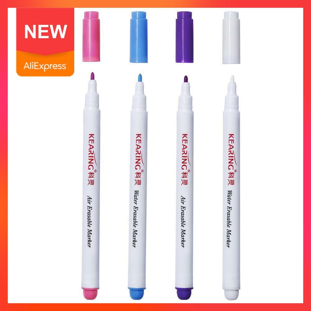 4 Stks/set Uitwisbare Pen Veeg Water Oplosbare Stof Kantoor DGC1183A Marker Pen School Pen Markering En Marker Tijdelijke t9R5