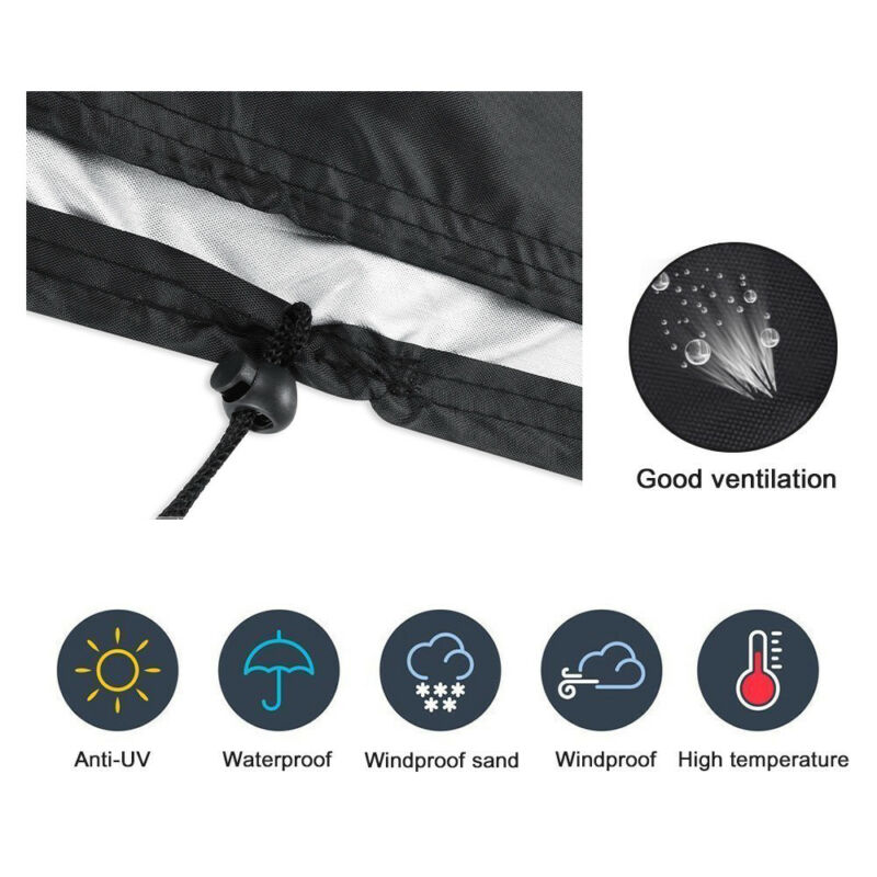 Waterproof Outdoor Garden Ping Pong Table Rain Protection Cover Blanket Wind