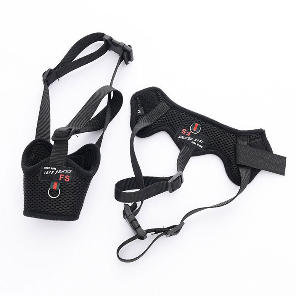 Muselière respirante en maille ajustable pour chien, muselière Anti-aboiement et Anti-morsure, produit d&#39;entraînement, accessoire d&#39;extérieur pour chien, M/L/XL/XXL