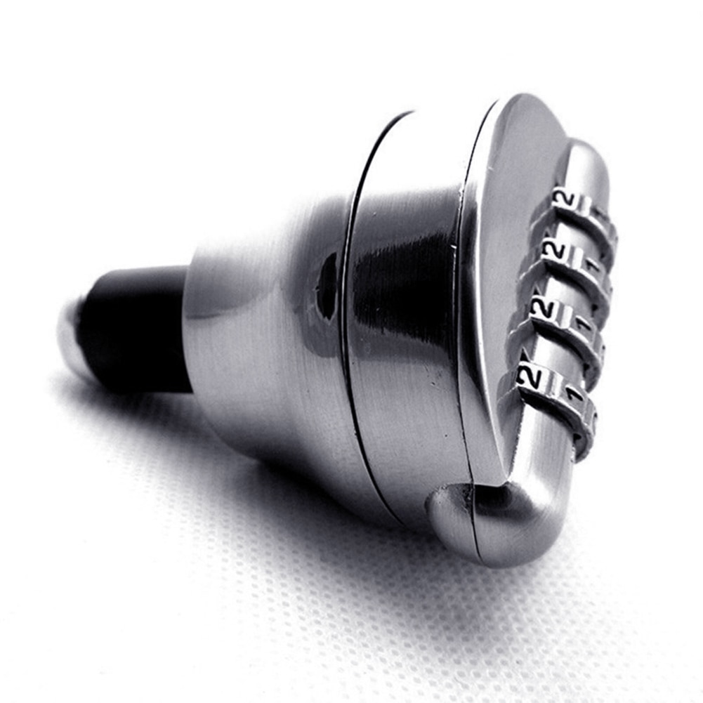 4 Digits Password Lock Zinc Alloy Wine Bottle Combination Safe Lock Wine Stopper Lock Vacuum Plug Preservation Liquor Red Wine