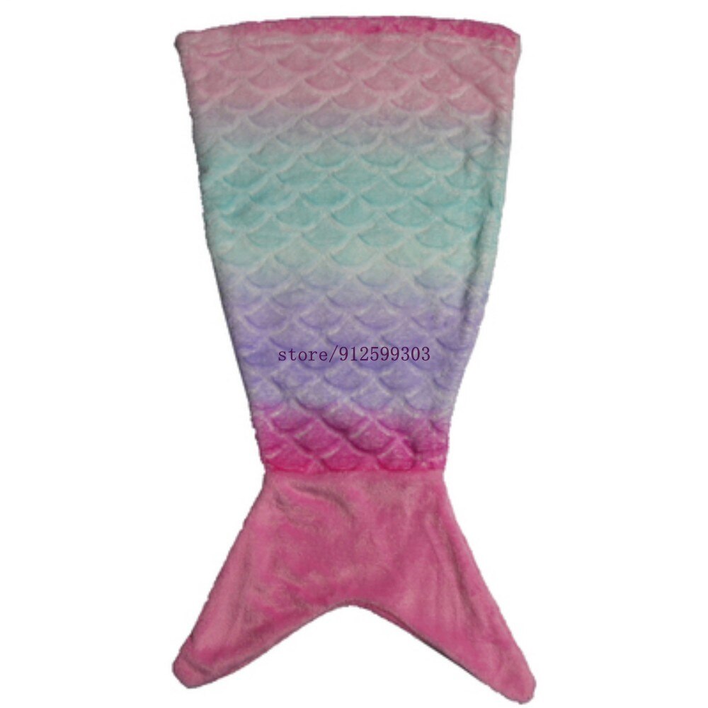 Manta de cola de sirena de tiburón para niños y adultos, saco de dormir, sofá, cama