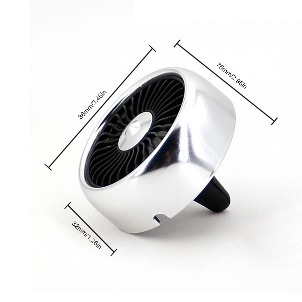 Car Air-conditioning Air Outlet Car Fan Car Multi-function Fan Usb Interface Small Electric Fan For Car 3 Speed