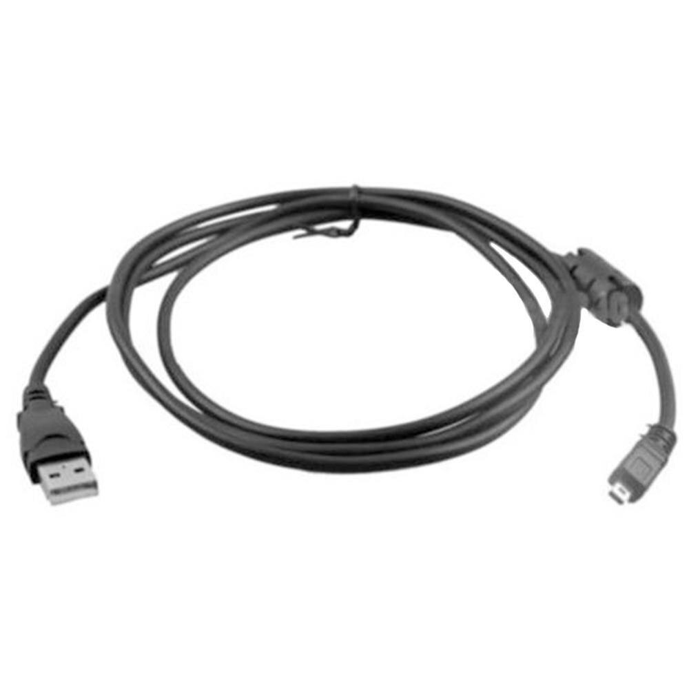 Black 1.5M 8 Pin UC-E6 Camera USB Data Cable Cord For Olympus Pentaxist FinePix For Sony Nikon Coolpix: 1.5m
