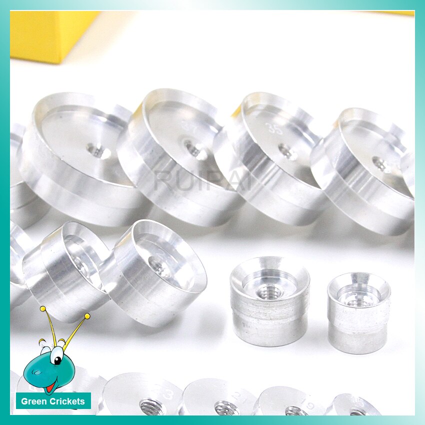 20pcs/set Assort Size 15mm~41mm Watch Press Dies Aluminum Alloy Watch Base Case Press Dies Watch Tool for Watchmakers