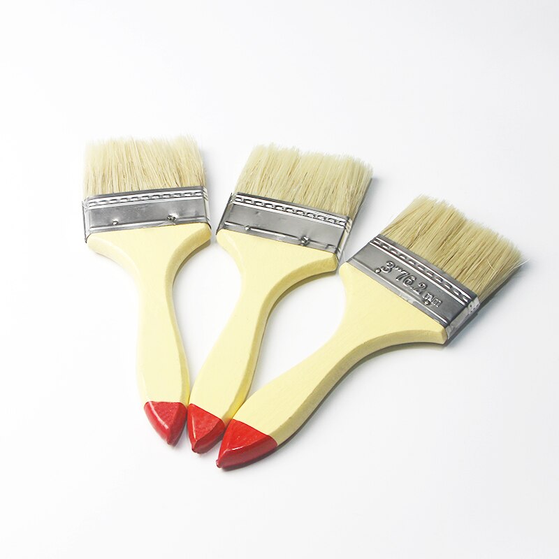 Pig brush Glue brush Waterproof paint brush Remove dust Ash cleaning 1 inches 3 inches: 3 inches