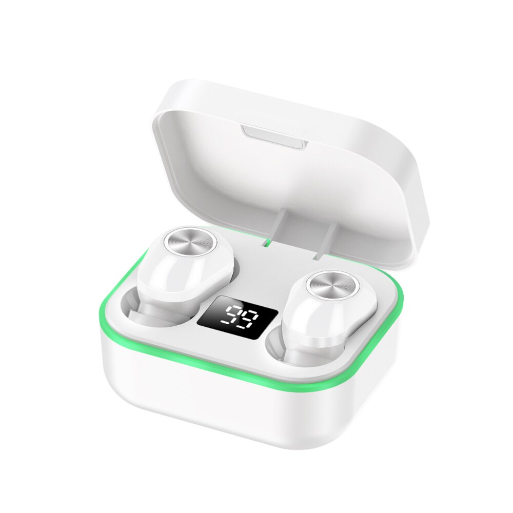 Bluetooth Koptelefoon Draadloze Oordopjes Noise Cancelling Headsets Met Microfoon Handsfree Hoofdtelefoon: White-G