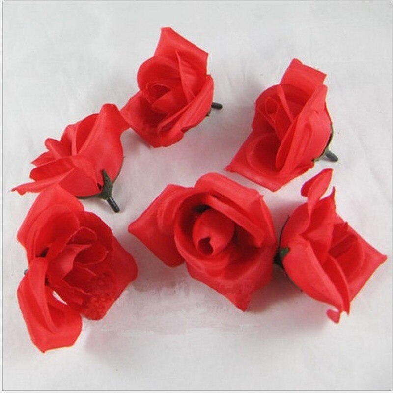 2-layer Simulation Rose Flower, Triangle Rose Head, Valentine's Day Scene Layout