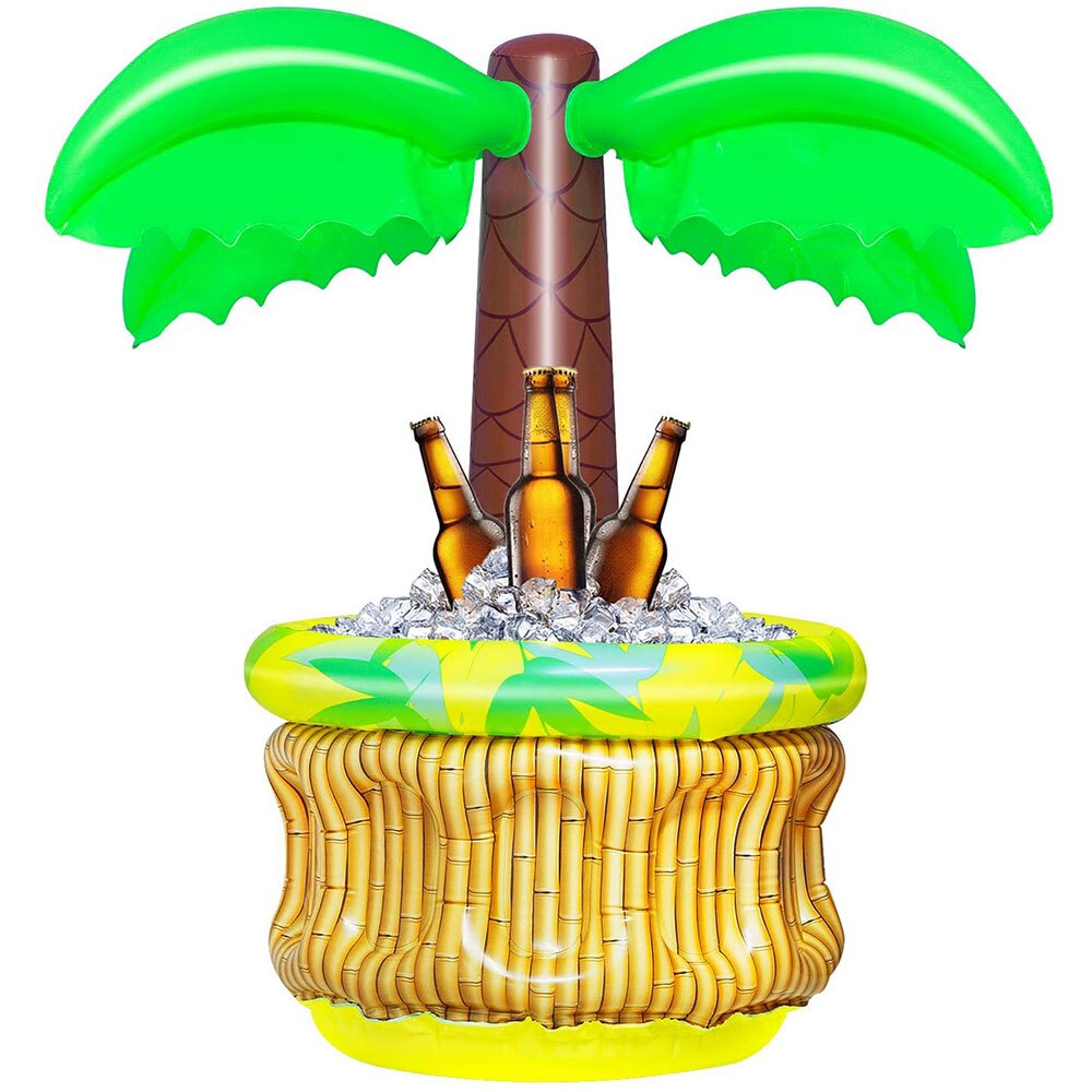 Inflatable Ice Bucket Pool Party Iced Beverage Bucket Small Coconut Tree Cactus Ice Buckets For Swimming Pool: 02