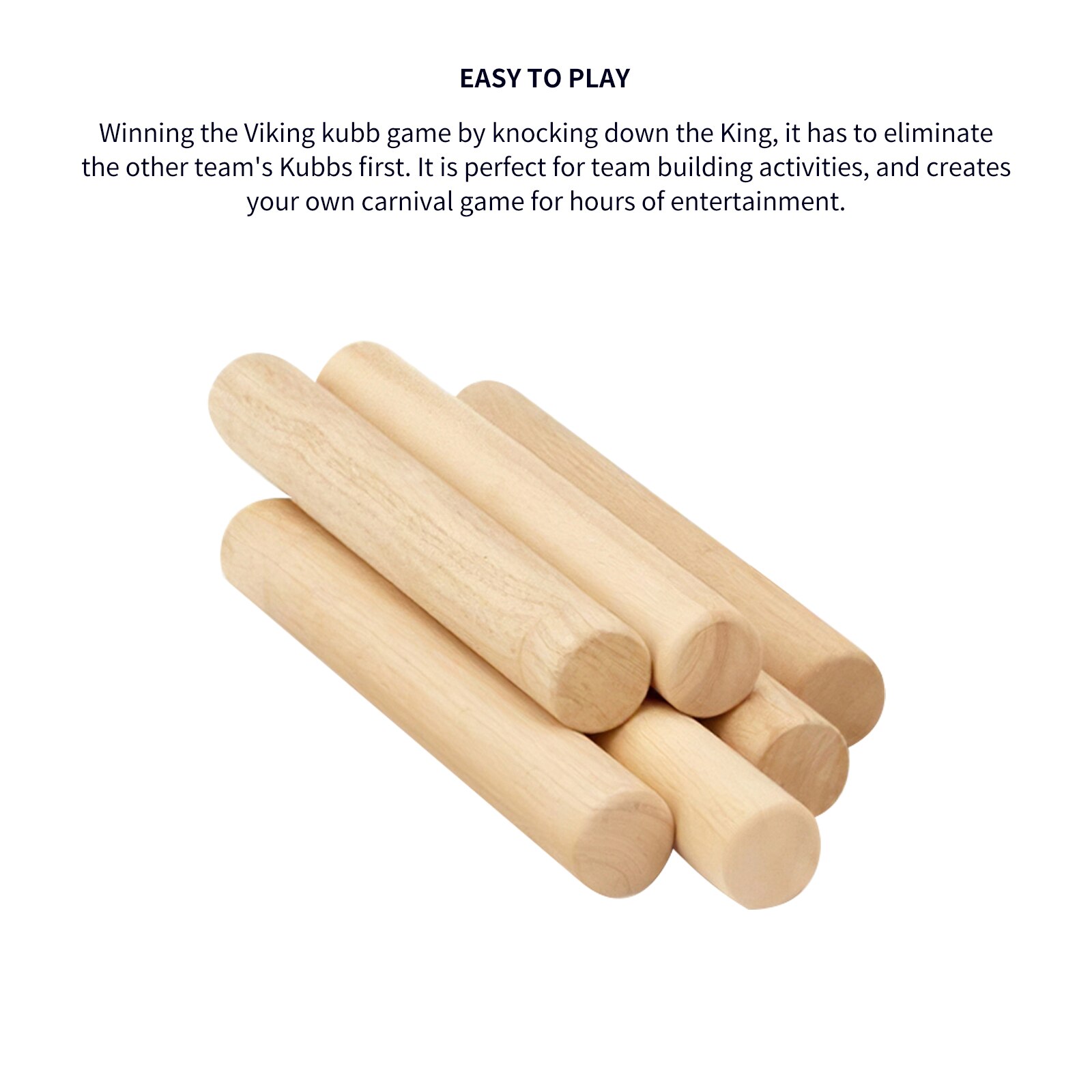 Interessant Wikinger Schach Spiel Kubb Hinterhof Spiel einstellen Zusammenstoß Werfen Hof Spiele Für Außerhalb Strand Rasen Hinterhöfe Party freundlicher Erwachsene