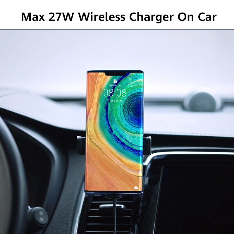 In stock Original HUAWEI Wireless Car Charger 27W SuperCharge Fast Wireless Charger Support for Android IOS
