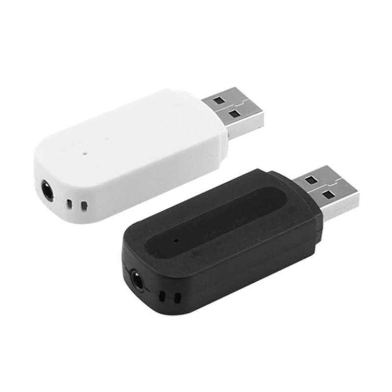 Bluetooth-compatible Music Single 3.5mmAux Jack Receiver Adapter Audio Receiver Speaker Connector For Car Android