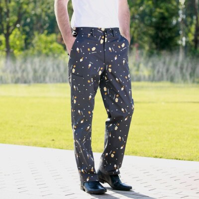 2015 nowy wydrukowano deser moda spodnie szefa kuchni serwis szefa kuchni kuchnia spodnie spodnie frtee wysyłka: XXL