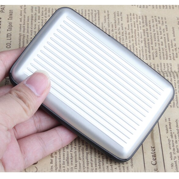 Identyfikator firmy nazwa portfel na karty kredytowe uchwyt aluminiowa metalowa obudowa skrzynka wodoodporna AIC88: Default Title