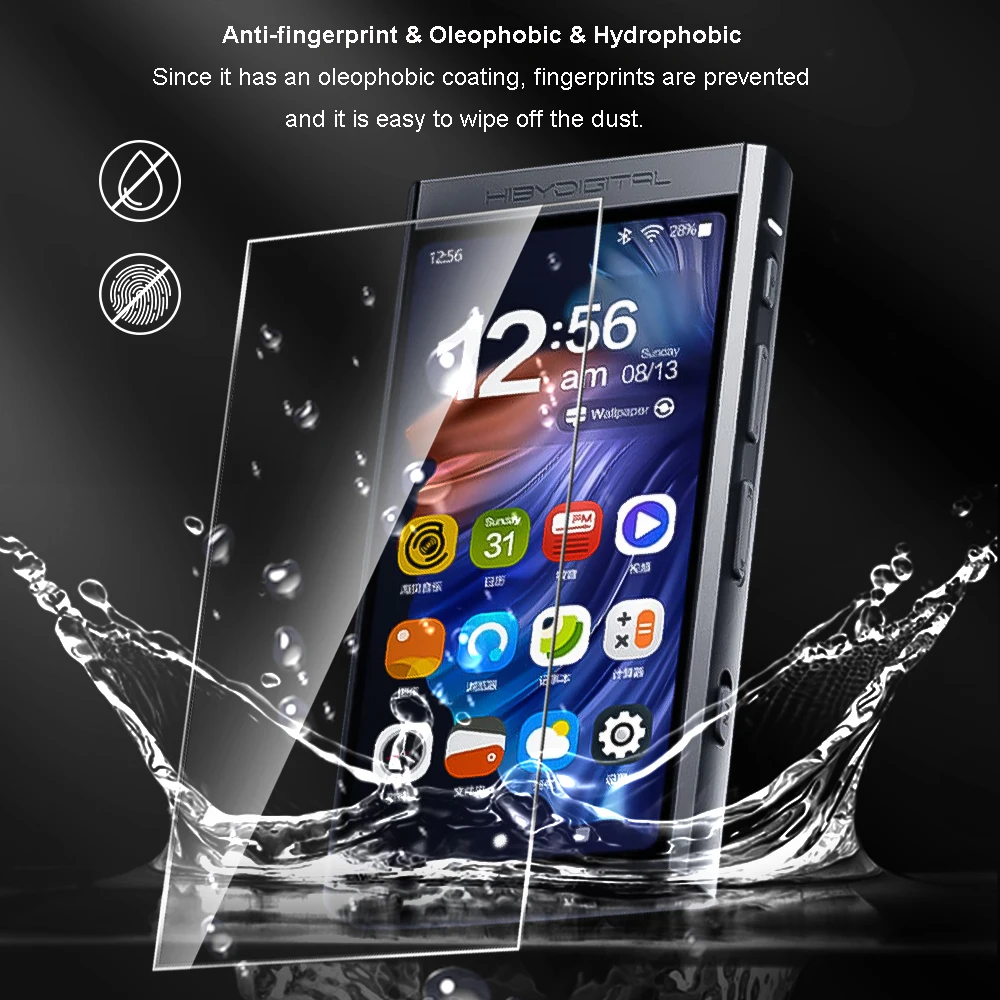 Scratch-Proof Premium Protective Film Tempered Glass for HiBy Digital M300 Screen Protector