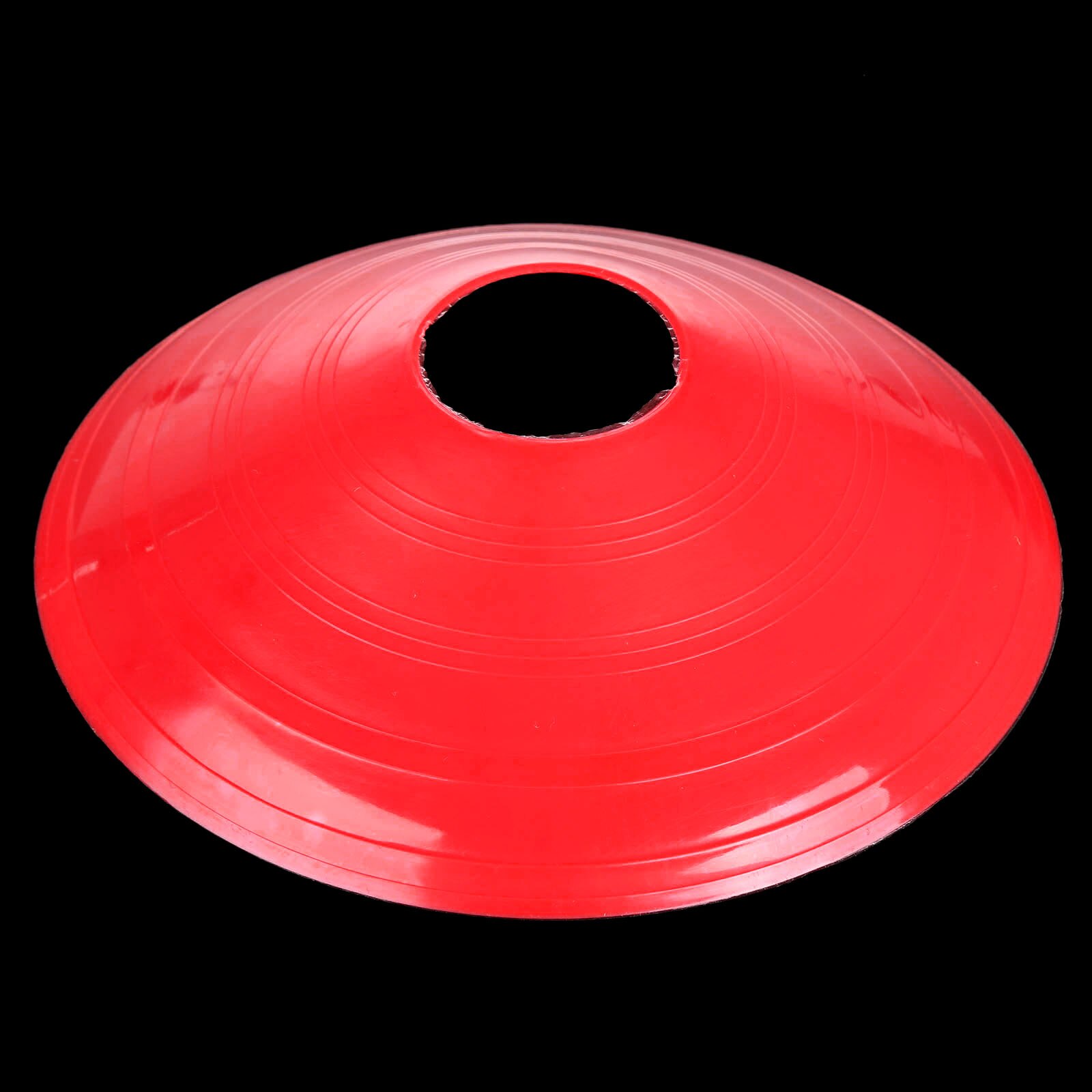Cone Saucer Soccer Football Rugby Outdoor Cross Training Space Marker Marking Soccer Ball Distance Cone Saucer Equipment 1pc: RED 1PC