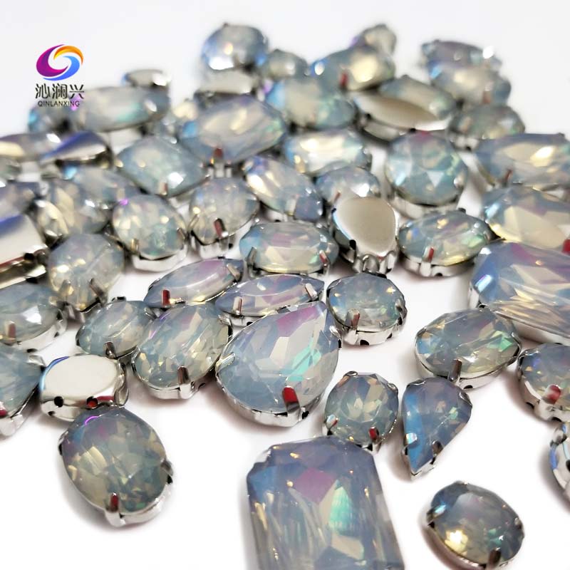 Factory sales! 58pcs Mix vorm mix size Grijs opaal hars steentjes, naaien klauw stenen diy Kleding accessoires