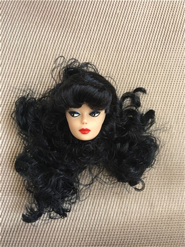 St Zeldzame Lange Haar Pop Hoofd Collectie Geworteld Haar Pop Heads 1/6 Lady Speelgoed Hoofd Diy Speelgoed Onderdelen Mannelijke vrouwelijke Pop Heads: 14