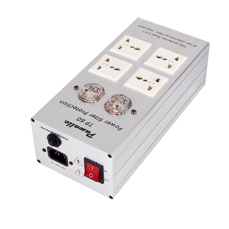 TP60 Level Two anti-surge 15A Overload Protection Audio Power Filter Socket