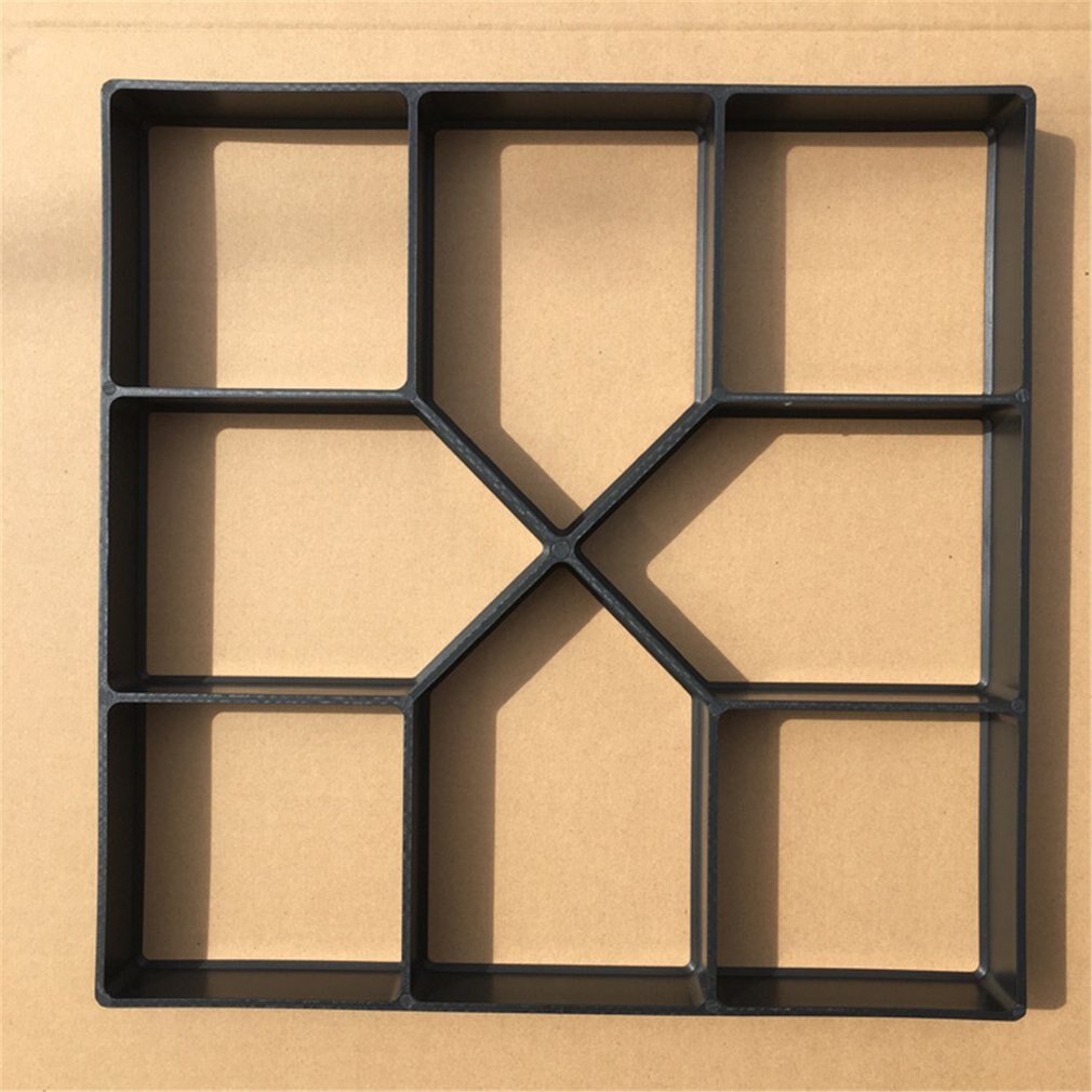 Garden Paving Molds Jardin DIY Plastic Walk Road Path Maker Jardineria Garden Paving Stone Concrete Mould для сада и огорода
