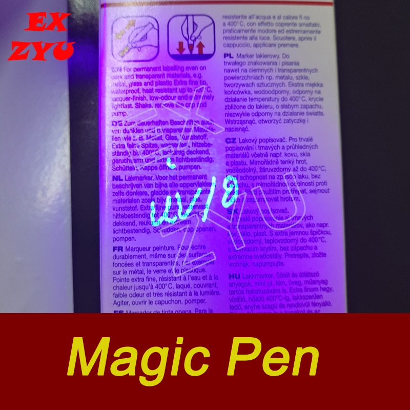 Uv Pen Paars Licht Anti Namaak Ultraviolet Ray Magie Voor Verborgen Aanwijzingen Puzzel Props Real Life Escape Room Game Props exzyu