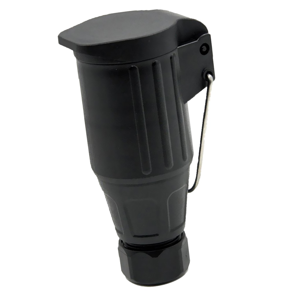 Adaptateur de prise de remorquage 13 broches magideal pour remorque de voiture et camion 12v noir