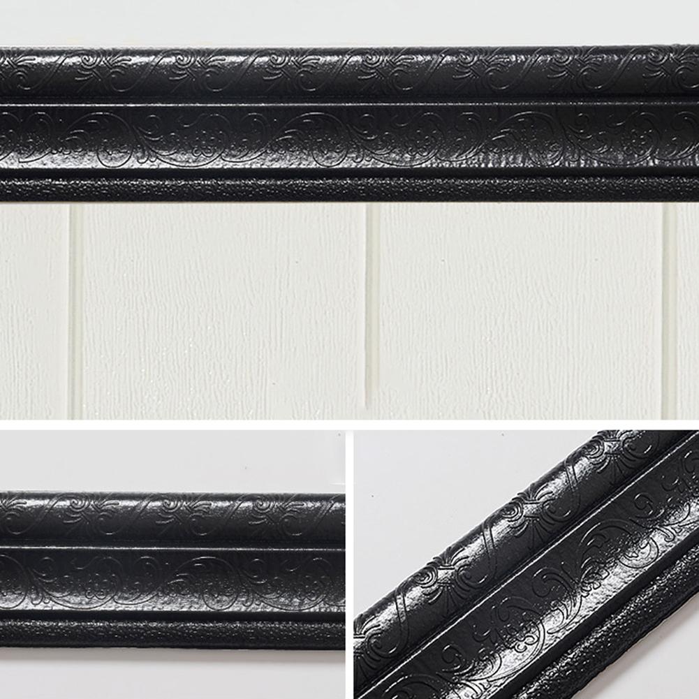 Waterproof Wallpaper Border Peel and Stick Wall Border Wall Border Self-Adhesive Mirror Borders Wall Decor for Kitchen Bathroom