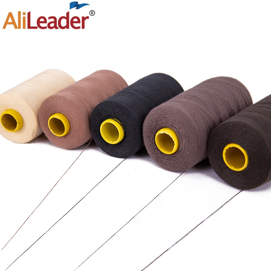 Máquina de coser para cabello, herramientas para pelucas, hilo para tejer de algodón y nailon, accesorios para pelucas, gorras, herramientas de extensión de cabello