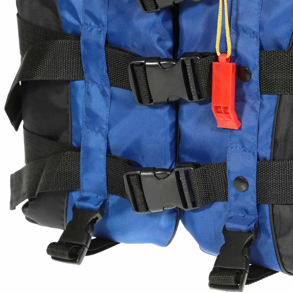 Adult Life Vest Jacket Polyester Swimming Boating Ski Surfing Survival Drifting Life Vest with Whistle Water Sports Man Jacket
