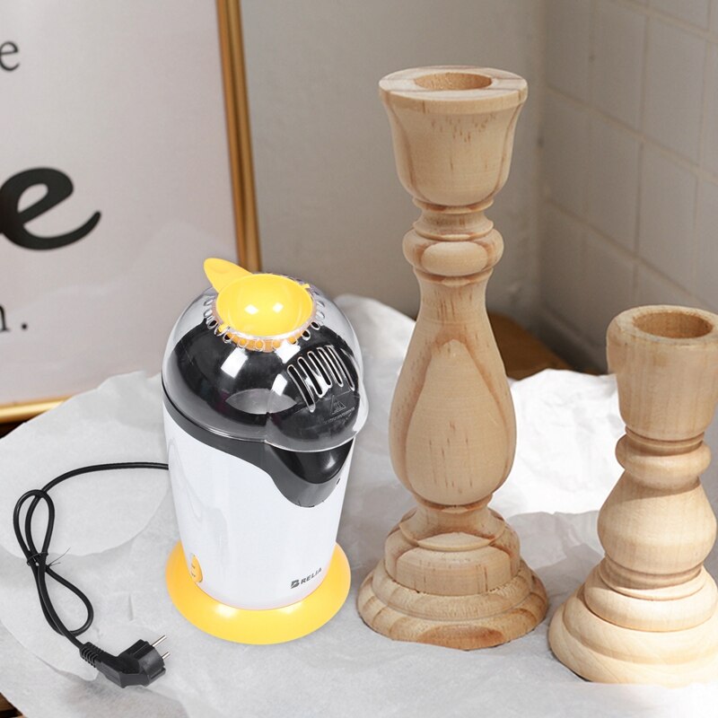 220V Portable Electric Popcorn Maker Air Popcorn Making Machine Kitchen Desktop Mini Diy Corn Maker, Eu Plug