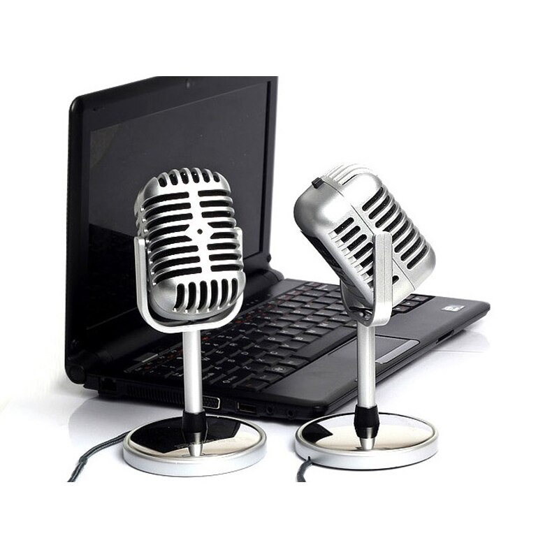 Classical Vintage Retro Condenser PC Laptop Studio Gooseneck Microphone MIC