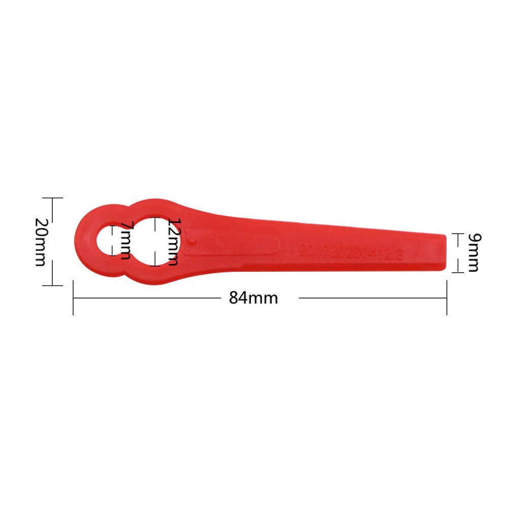 25/50/100Pcs Plastic Grasmaaier Tuin Maaier Gras Cutter Plastic Snijden Blade Tuin Gazon Trimmer Accessoires